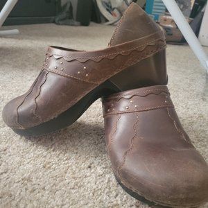 Dansko leather clog